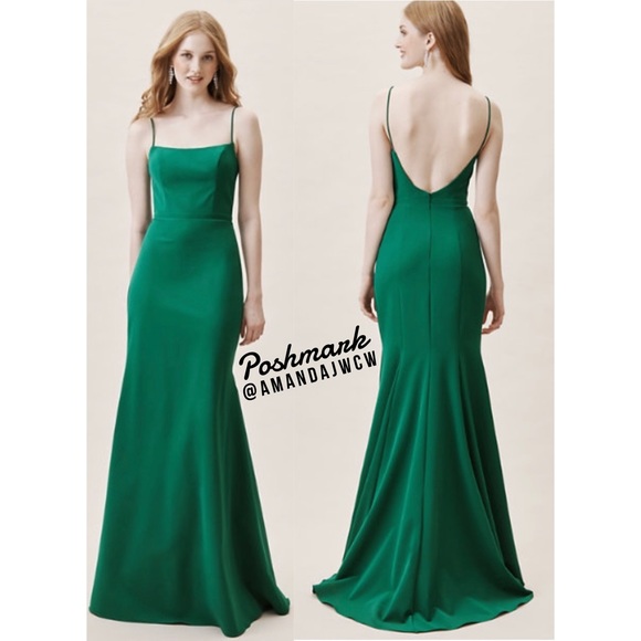 BHLDN Dresses & Skirts - BHLDN Lyle Dress in Emerald- NWT!